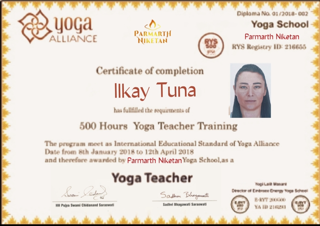 Parmarth Niketan Uluslararası Yoga Alliance Rys500 